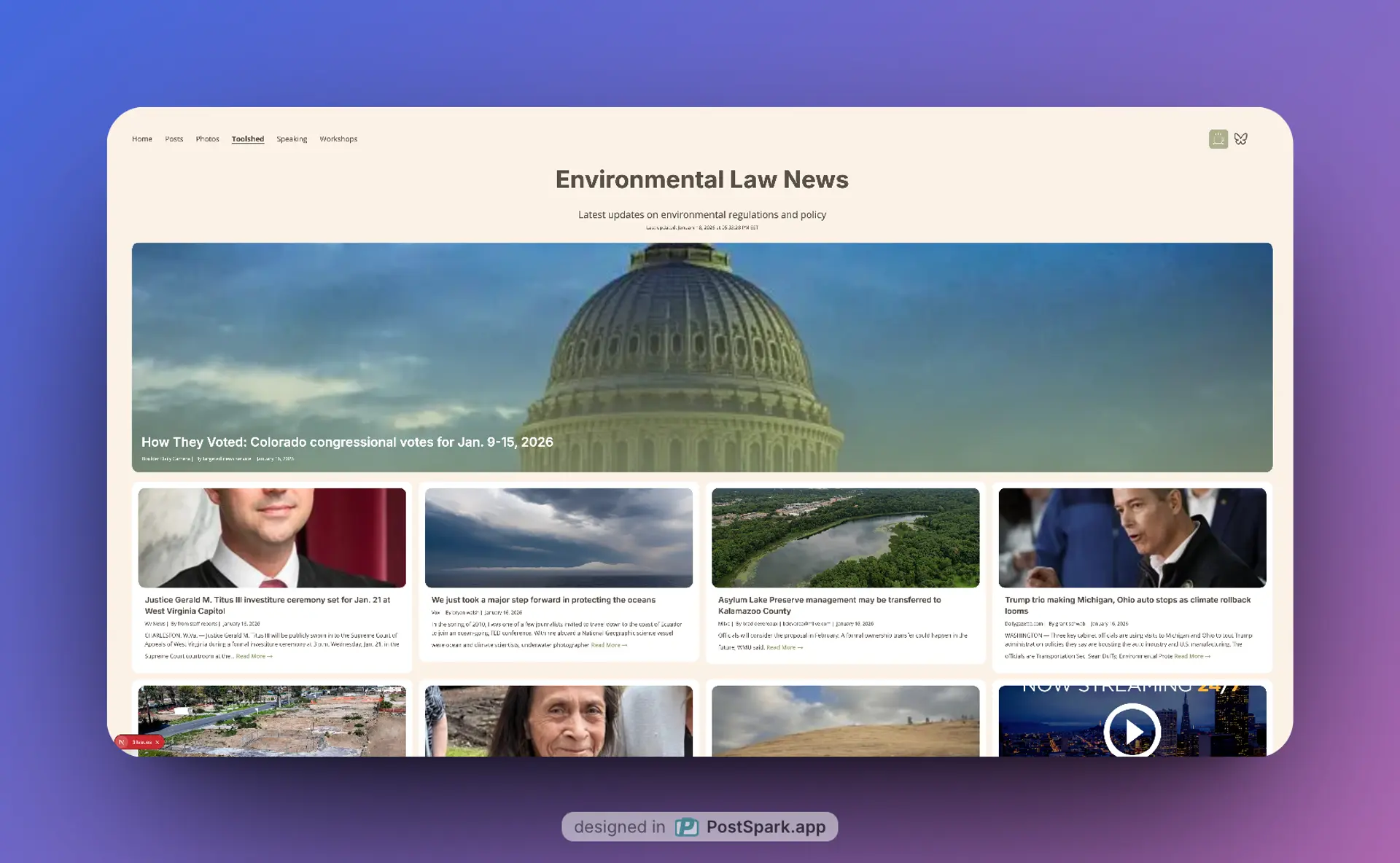 Environmental Law News Feed